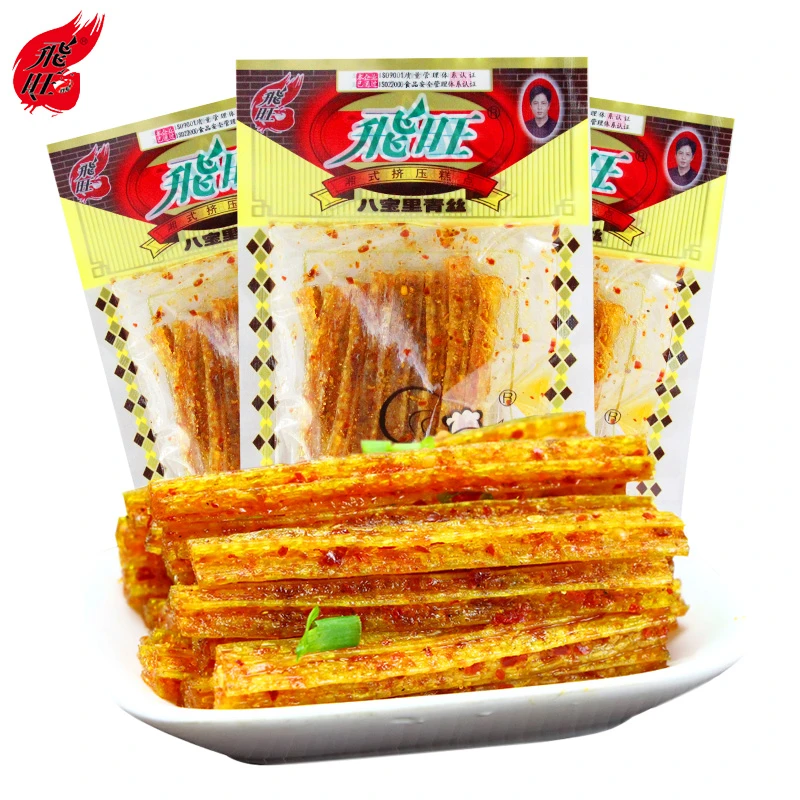 飞旺八宝里青丝辣条怀旧湖南麻辣小学校园小卖部零食解馋湖南特产