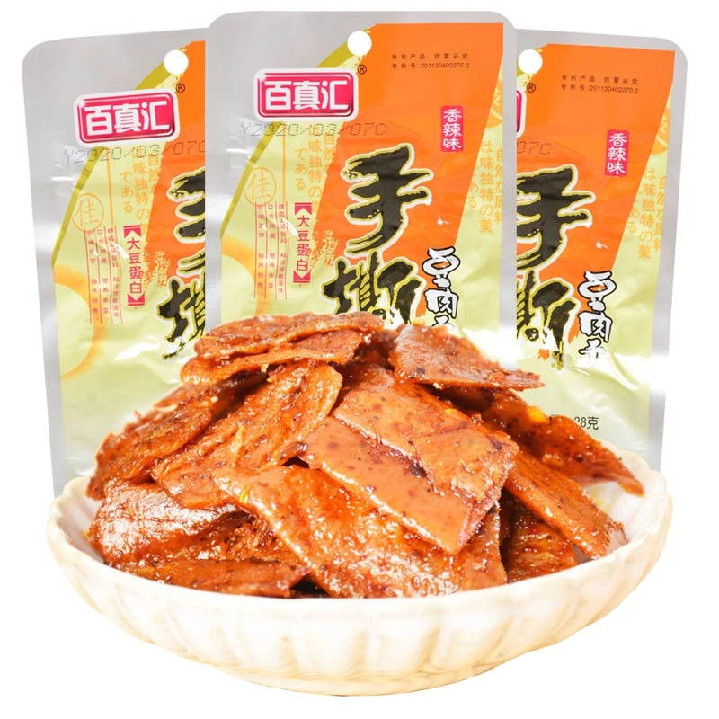 百真汇手撕豆干豆肉干湖南香辣麻辣豆腐干小包装零食小吃休闲食品