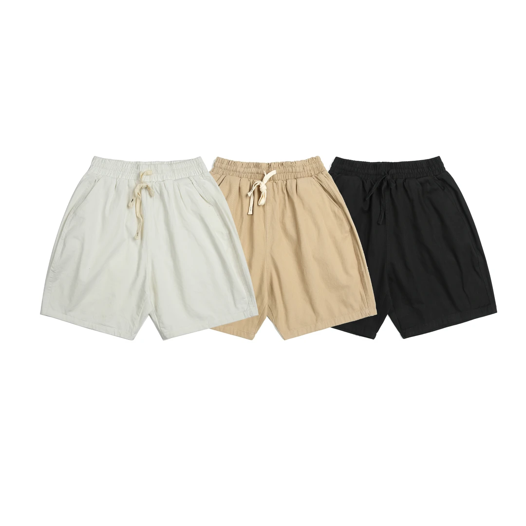 小p家日系纯色休闲短裤百搭中性风短裤