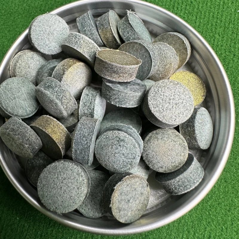 台球杆小头杆皮头10.5mm桌球中式黑八斯诺克通用配件用品（1颗）