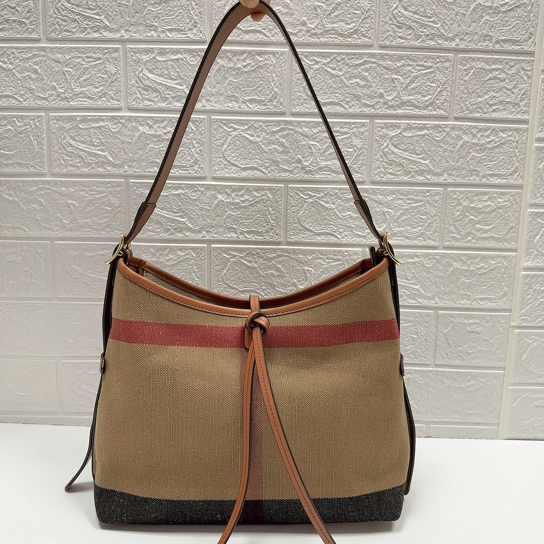 原版黄麻料斜挎中号hobo休闲时尚复古经典流浪包女士腋下单肩包