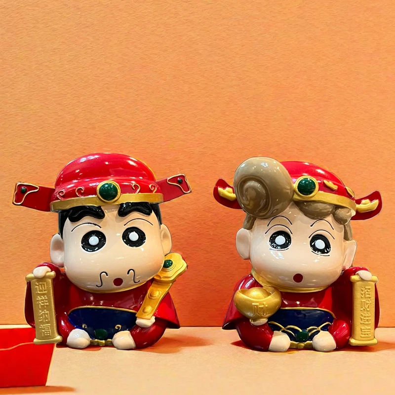 新年小新小葵财神小新小葵树脂手办摆件新年摆件桌面家居摆件手办