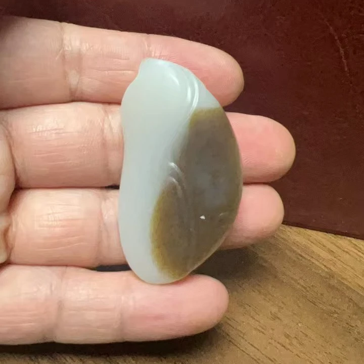 和田玉 糖吊坠 正品