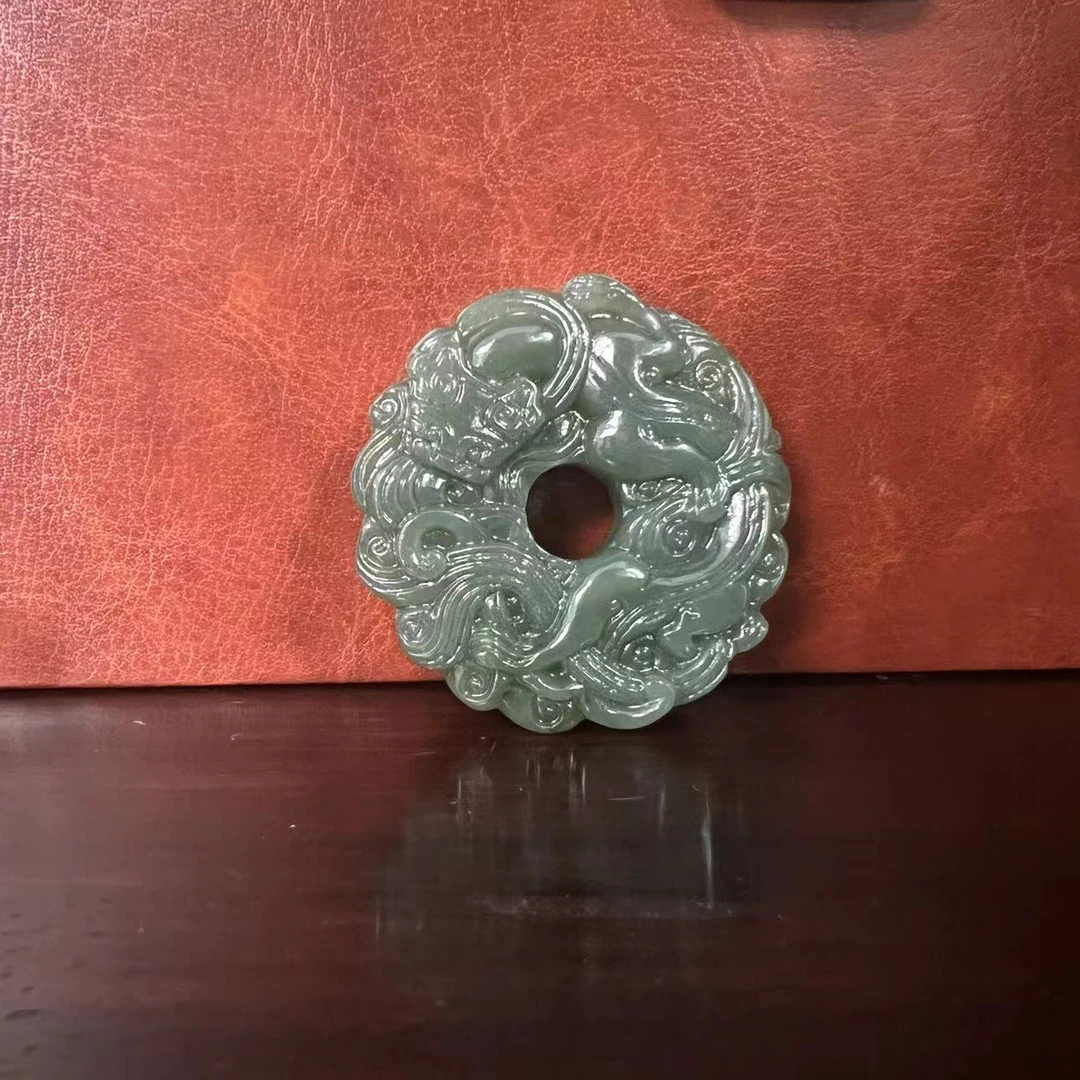 和田玉 貔貅挂件 大料 正品