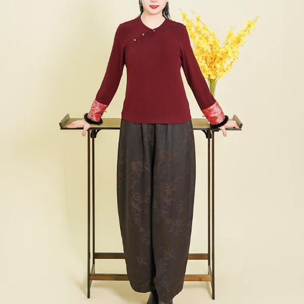 【德绒上衣】2024新款秋冬时优雅尚德绒上衣内搭-TF2420187