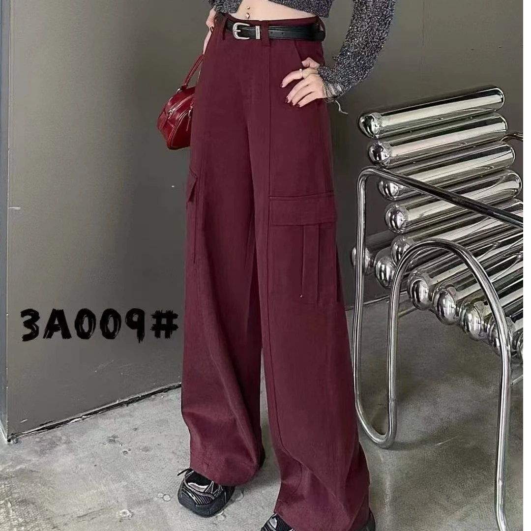 FF-3A009款25年休闲百搭时尚宽松设计师直筒休闲工装裤