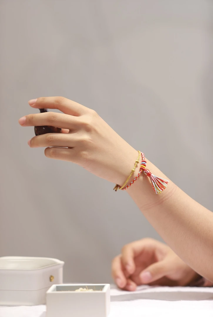 双层手绳如意结手绳半成品可串珠手工编织绳新款红绳结实制作