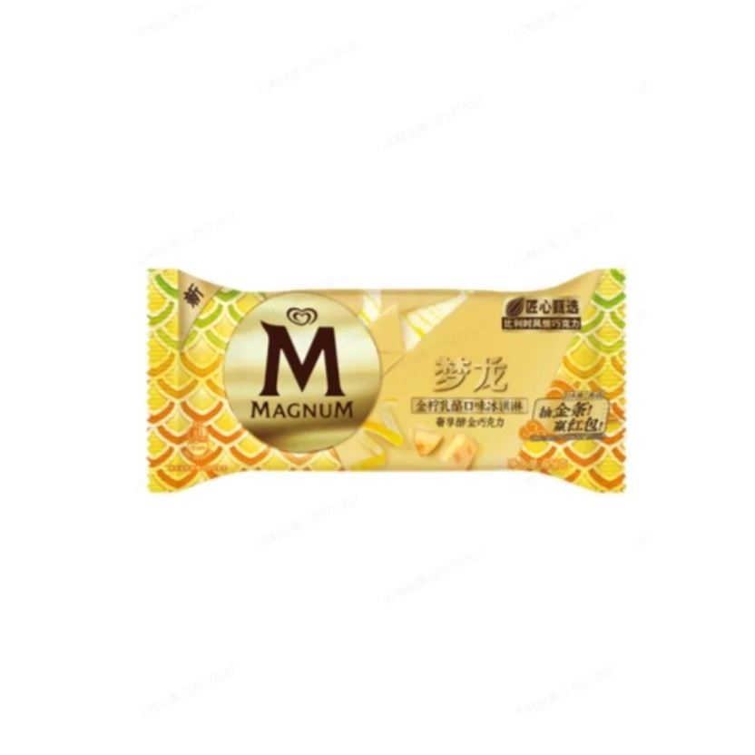 梦龙小金龙冰淇淋金柠乳酪味 65g雪糕同城送