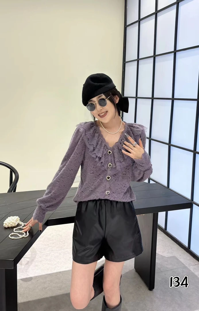 冬季网红显瘦新款女士针织小衫134