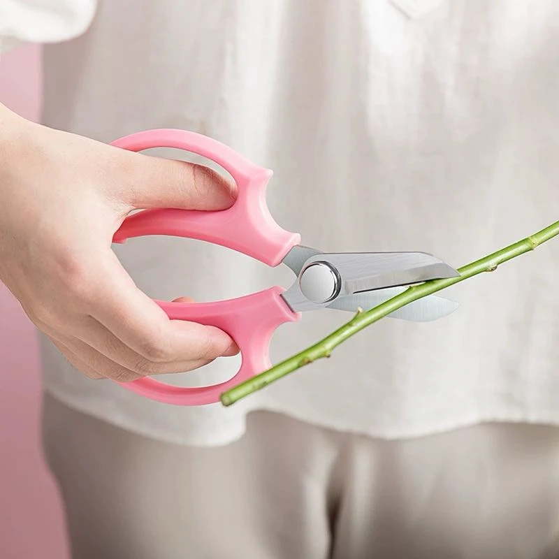 【普通快递与鲜花分开发货】粉色花艺剪一把修枝裁剪花艺工具