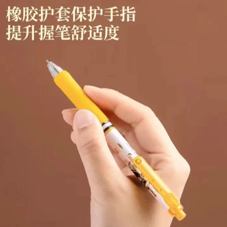 得力SA176按动式加强型针管中性笔按压速干臻顺滑考试用刷题笔