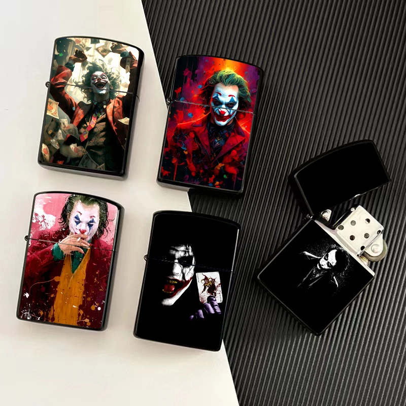 金属防风网红煤油打火机小丑彩系列磨砂质感收藏纪念个性走心礼物