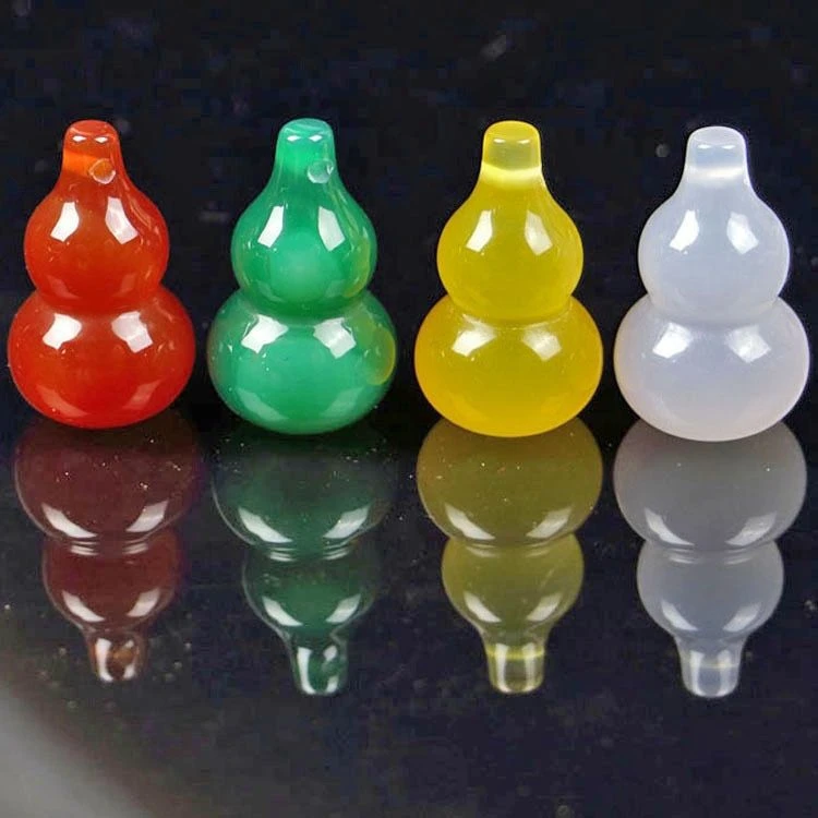 天然冰种玉髓葫芦吊坠玛瑙玉石玉器小葫芦挂件(下单备注颜色)
