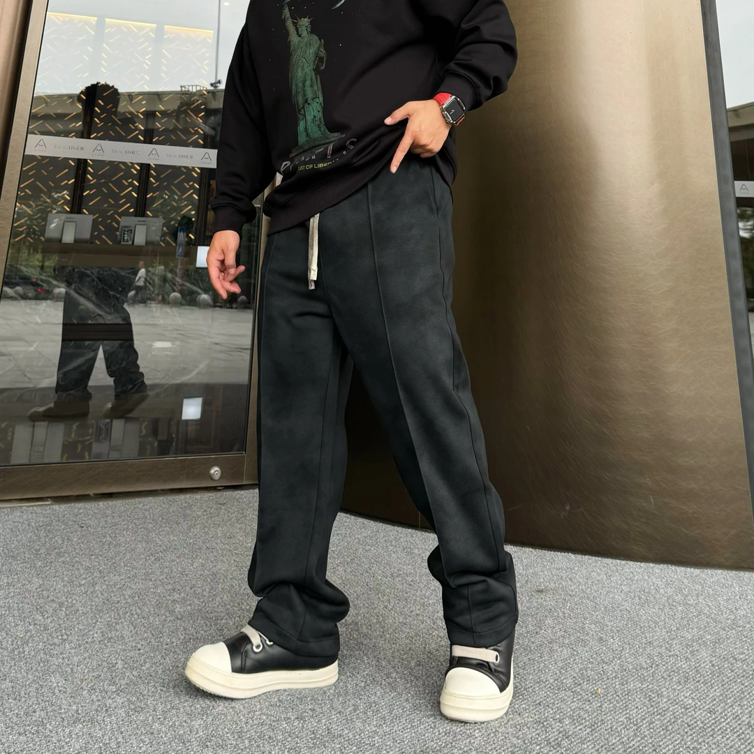 【马家轻奢哈苏线3.0】秋款长裤冬装男装微胖潮牌胖子大码男装69638