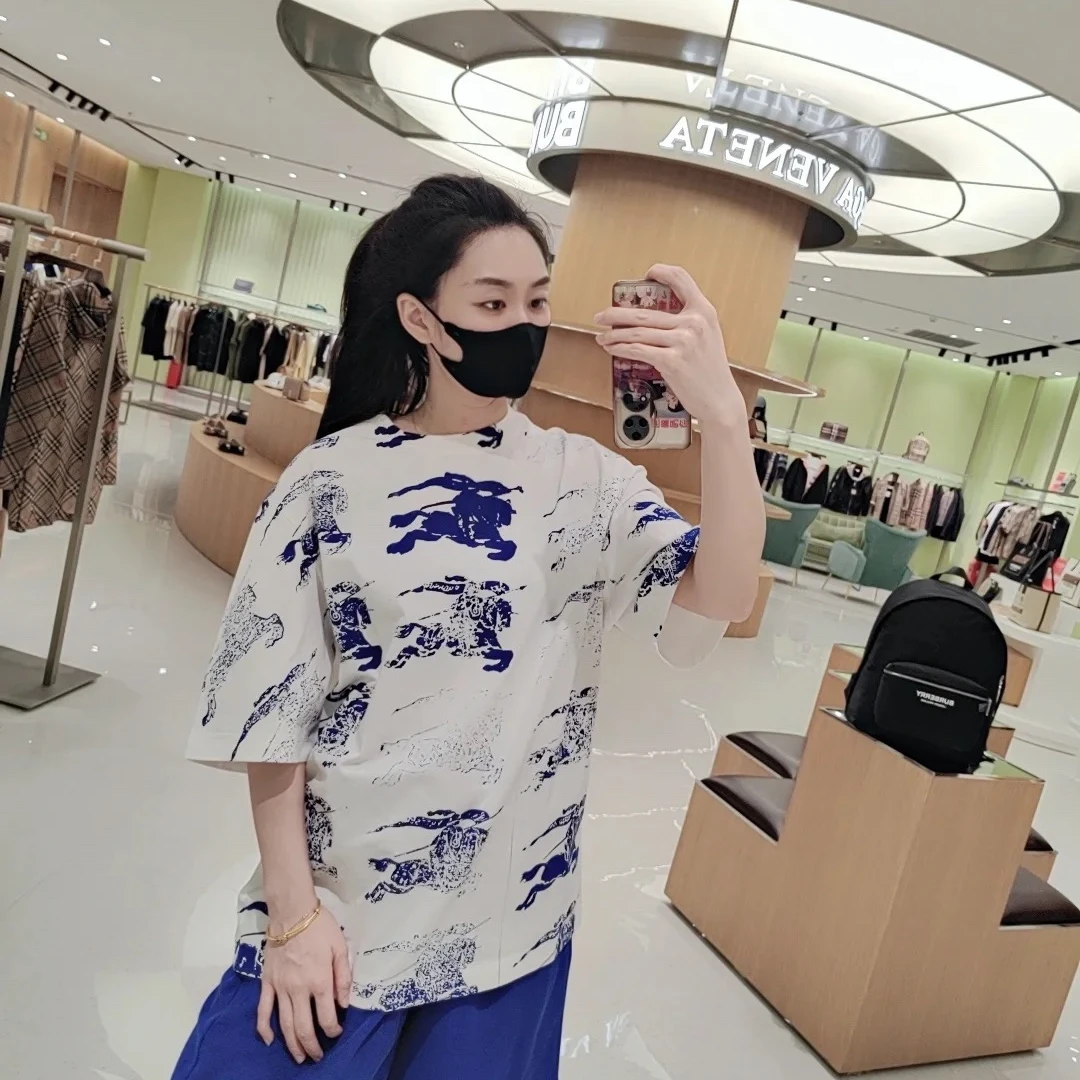 未使用 BURBERRY/博柏利 Burberry 女士战马标T恤 Wts10107