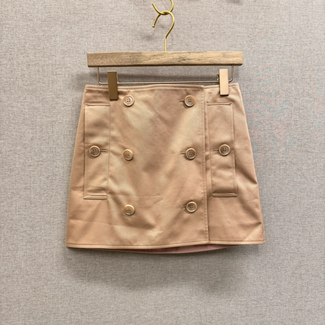 未使用 BURBERRY/博柏利 女士嘎巴甸trench迷你短裙 WSK30035