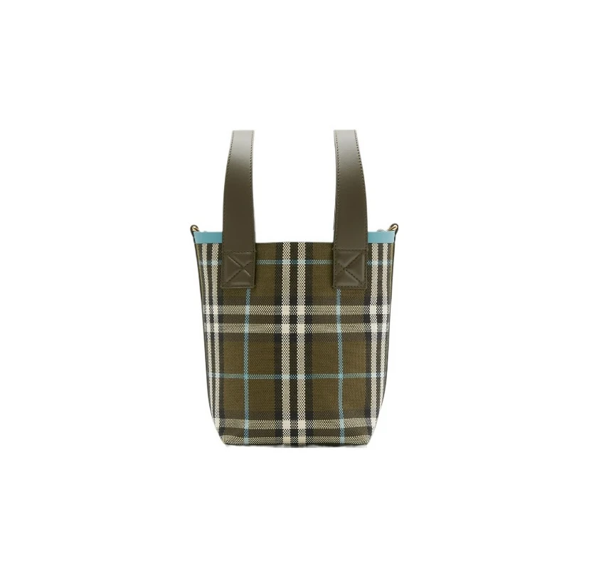 全新未使用 BURBERRY/博柏利 经典格纹帆布托特包 WLE30300