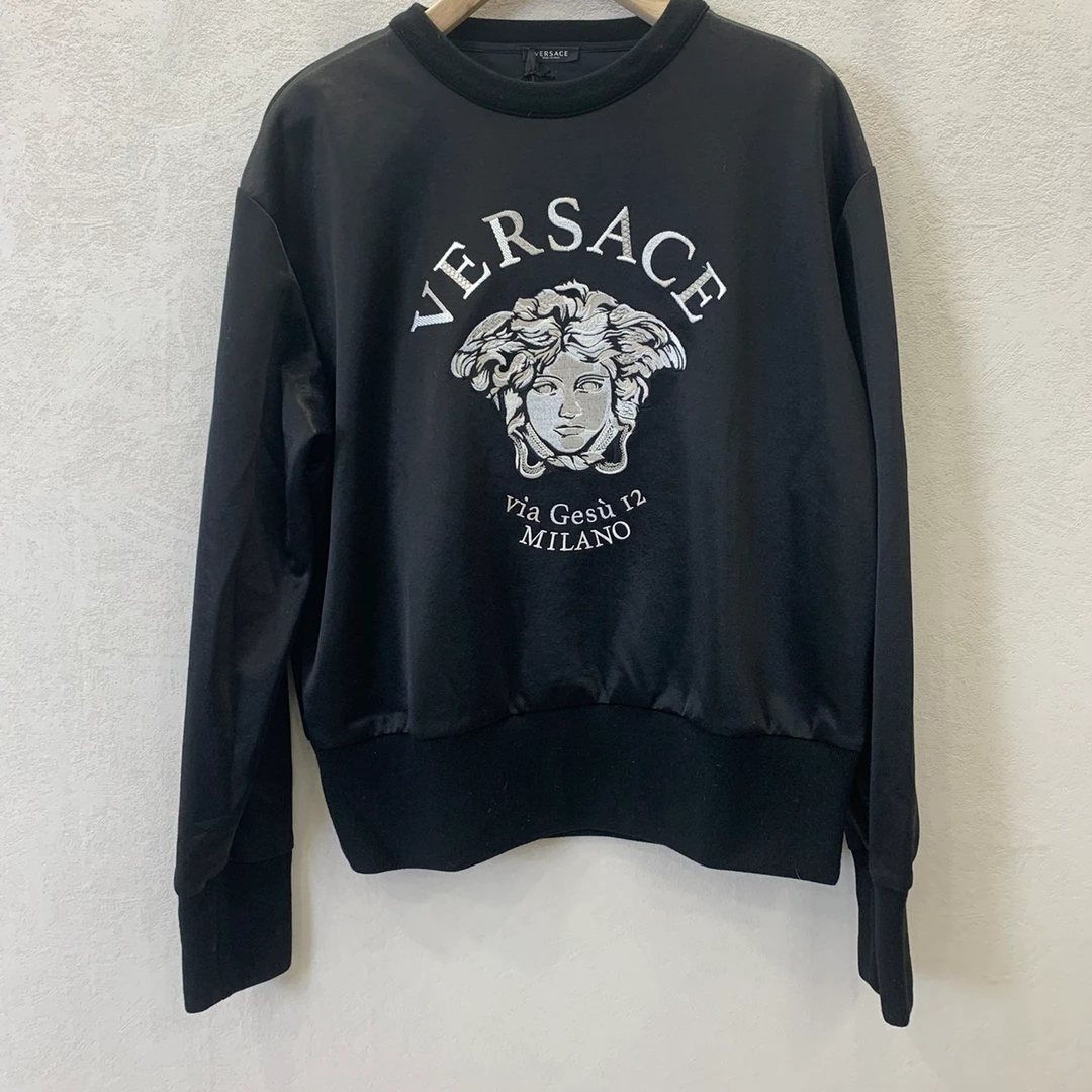 未使用 VERSACE/范思哲 范思哲刺绣卫衣美杜莎刺绣wsw20016