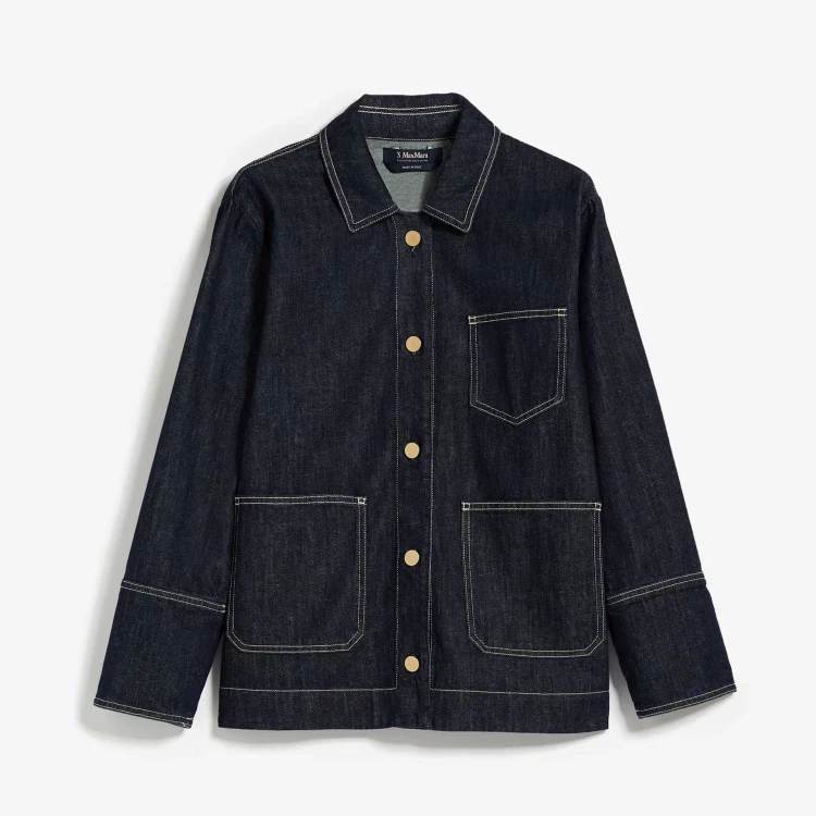 未使用 MaxMara S MaxMara Ella 女士牛仔外套 Wco30015