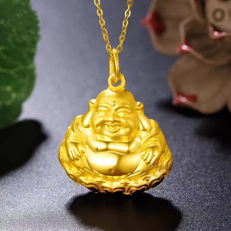 精美雕刻佛公吊坠轻奢素款