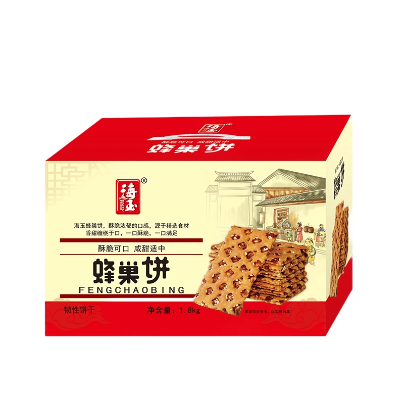 海玉红糖蜂巢饼礼盒1.8kg