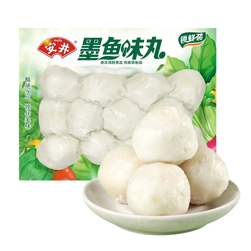 安井锁鲜装墨鱼味丸240g