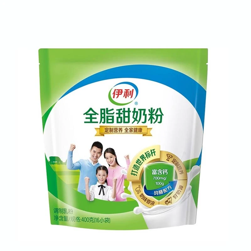 伊利全脂甜营养奶粉 400g/罐