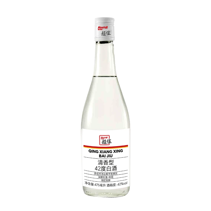 美特好清香型白酒42度475ml