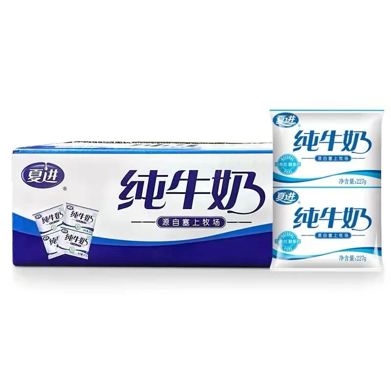 宁夏塞上牧场夏进纯牛奶227g*16/箱