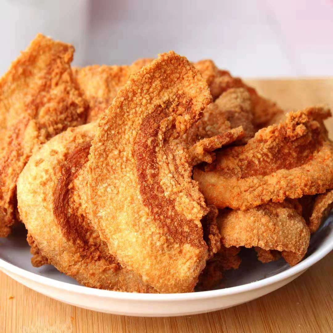 {小扬哥推荐}三只羊青岛特产酥脆猪油渣零食脆皮五花肉香酥脂渣零