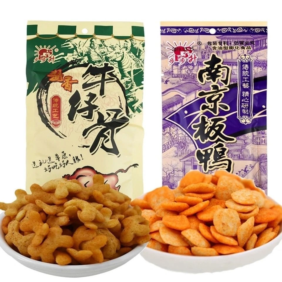 (小扬哥推荐)步步升南京板鸭酱香牛仔骨味8090后怀旧零食追剧解馋