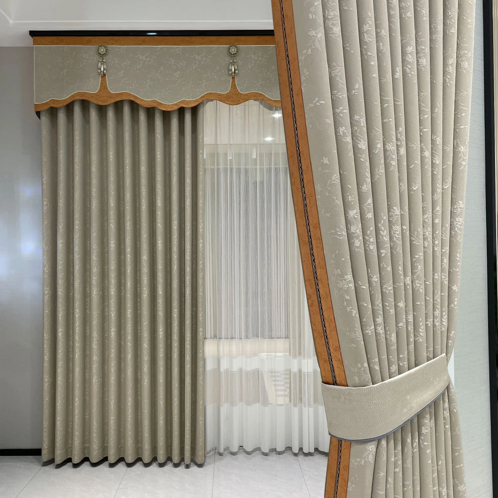 meilinge/美琳格588遮光防晒卧室现代简约美式轻奢高精密定制窗帘