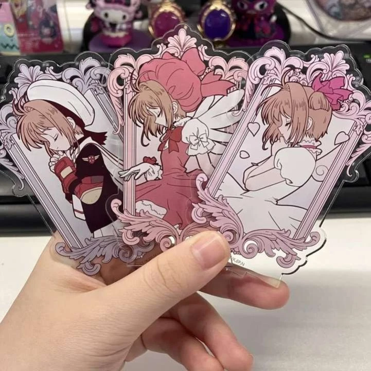 百变小樱周边魔卡少女樱小樱立牌动漫同人高颜值天空树桌面摆件