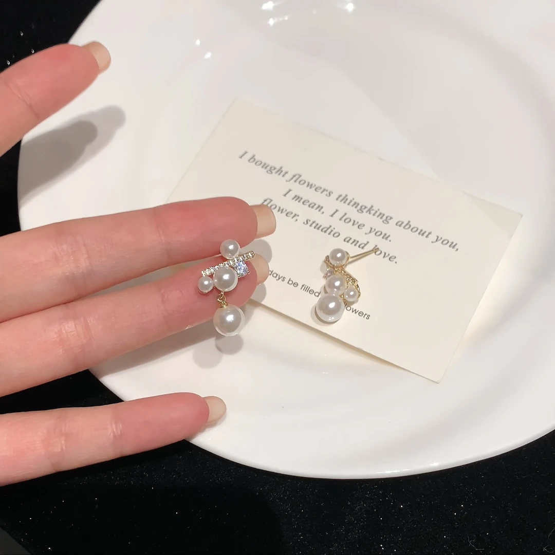 铜合金耳饰 AL4432奢香女孩~独特小众耳环设计感ins高级耳饰气质