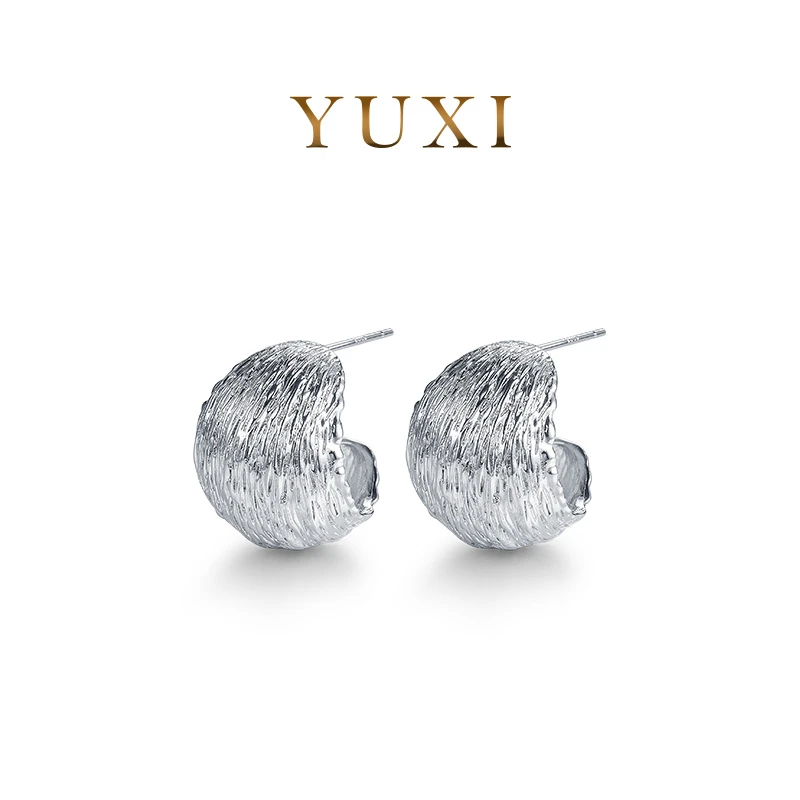 铜合金耳饰 美芙原创设计气质小众金色简约耳钉耳环耳饰