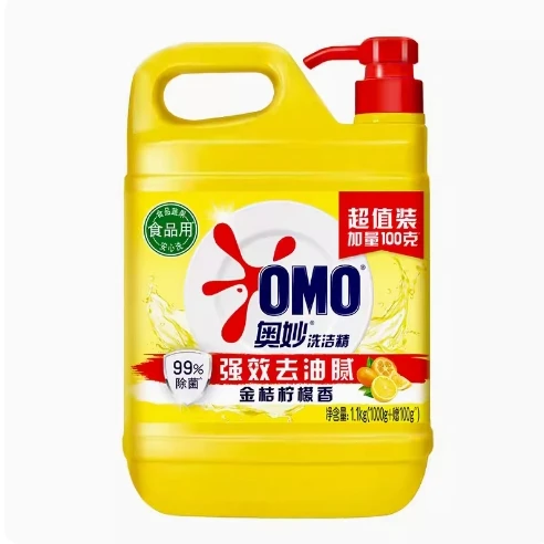 奥妙黄桶柠檬洗洁精1.1kg/瓶