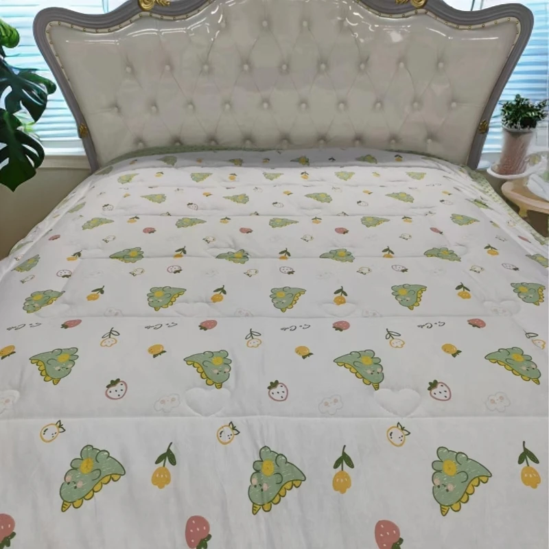 绿色恐龙豆豆被2.0*2.3