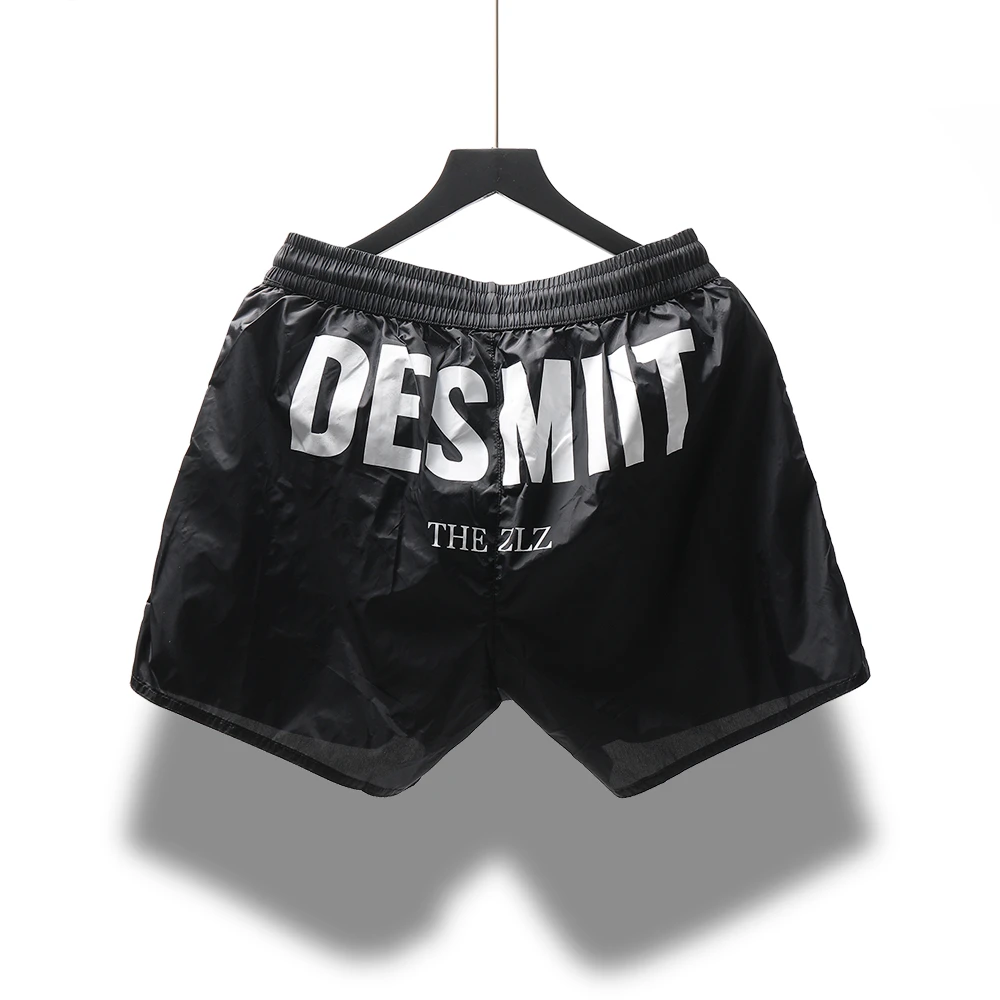 男装短裤时尚字母印花运动休闲裤夏季宽松超薄透气跑步健身三分裤