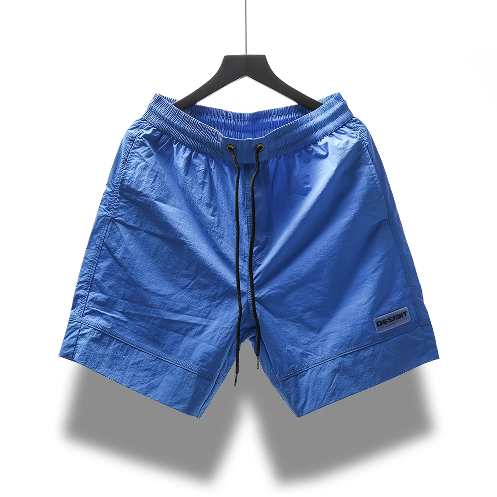 五分裤男款休闲百搭纯色夏季男士凉爽透气运动速干薄款宽松中裤子