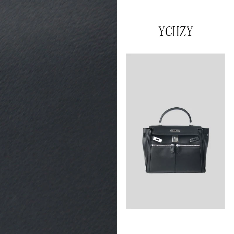 鹿亚森【沐一】新款纯手工蜡线凯莉包铂金包双拉链真皮女包单肩斜跨