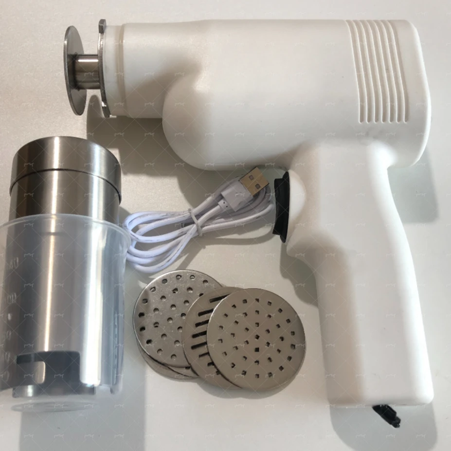 新疆包邮 面条机家用全自动小型不锈钢面条枪便携手持电动压面机