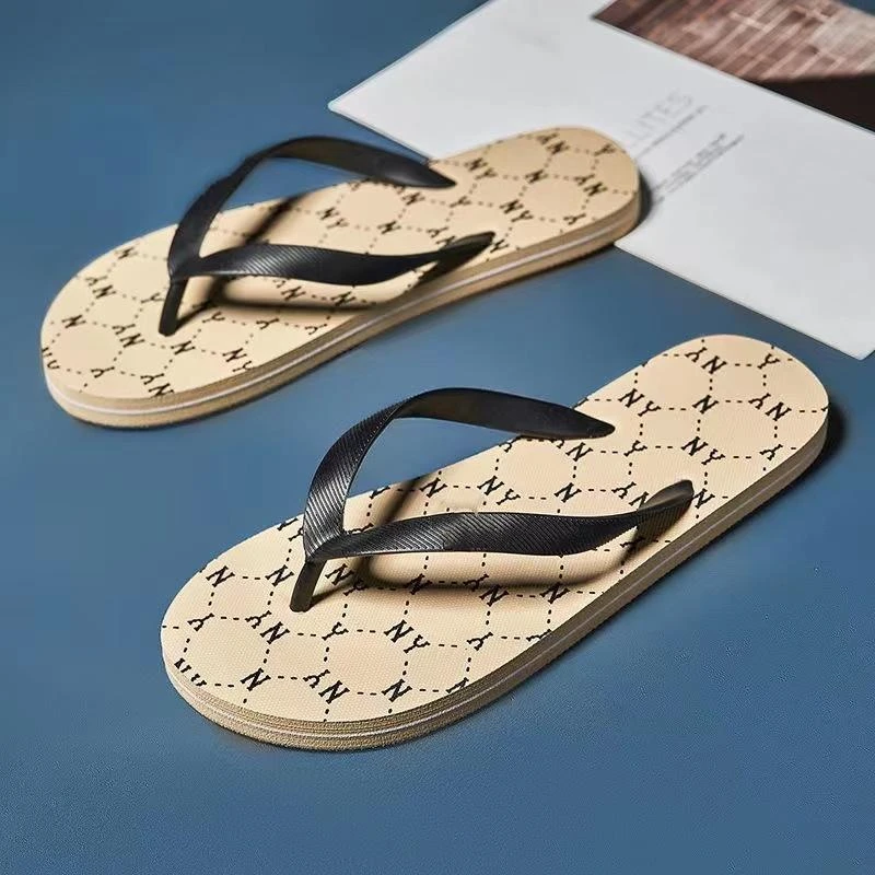 新款夹脚拖鞋男款人字拖男潮流外穿防滑凉拖个红沙滩凉鞋夏季男士