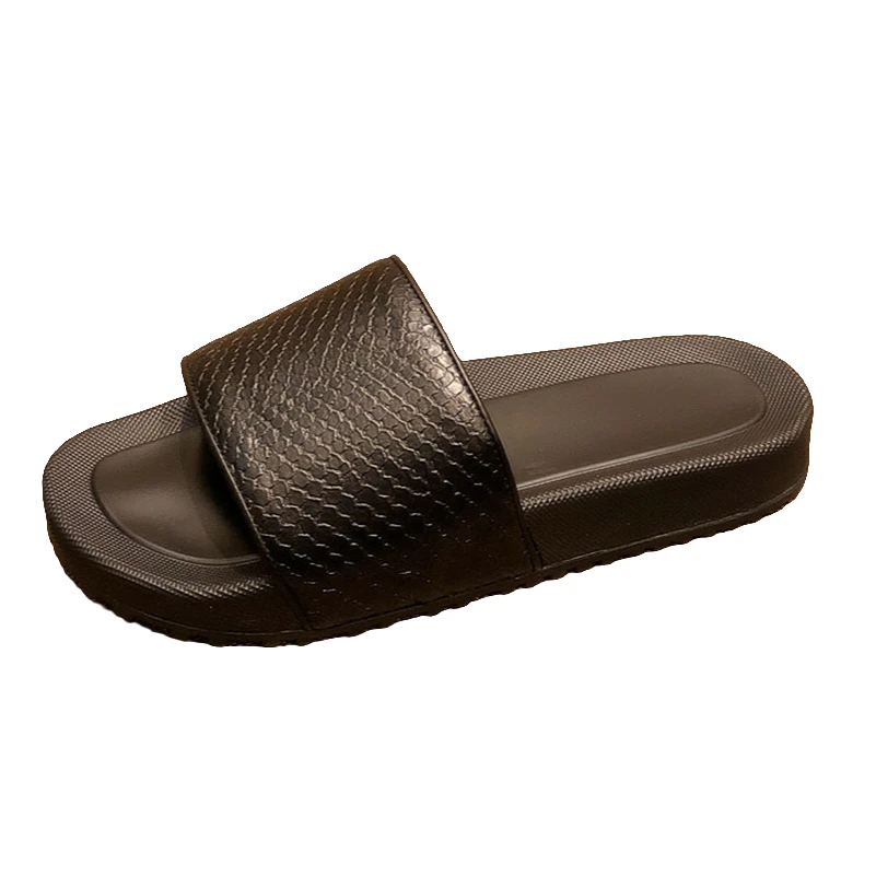 冠欧奥斯 夏季美杜莎真皮拖鞋男士夏季户外出沙滩凉鞋男款外穿潮