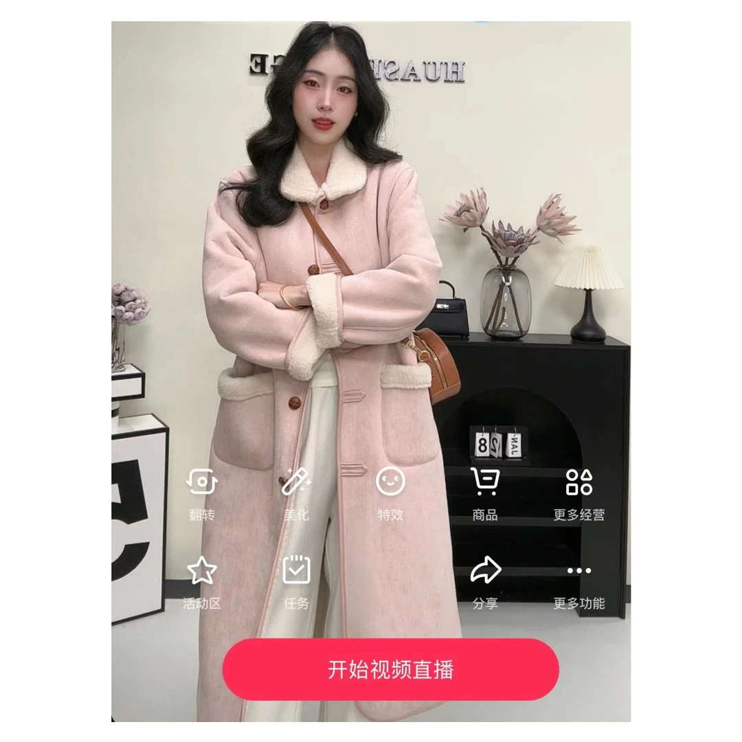 2023新款外套秋冬厚外套外套女装百搭气质时尚秋冬加厚