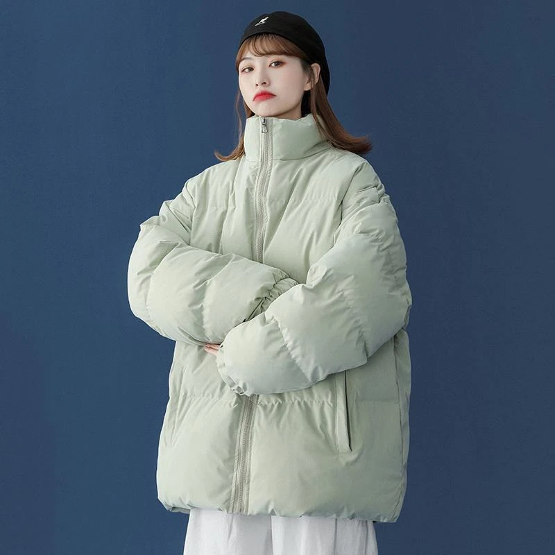 羽绒服爆款2023新款正品羽绒户外运动女士短款宽松韩版软糯
