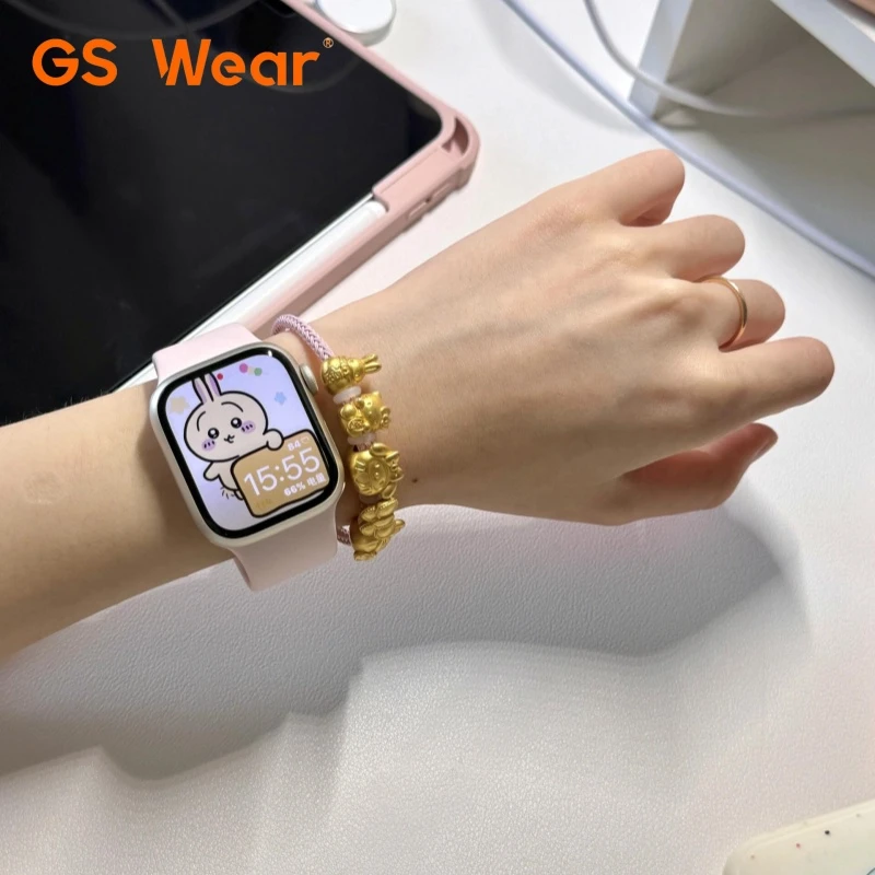 Ｇs Wear顶配智能手表41mm女表AMOLED屏女性健康赠精致四叶草表带