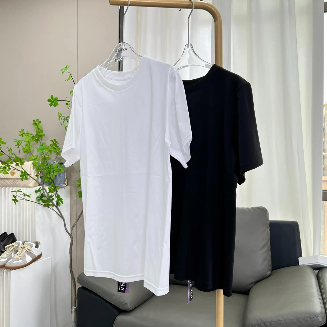 佩佩推荐 圆领纯色百搭时尚夏季休闲简约宽松T恤 A1053