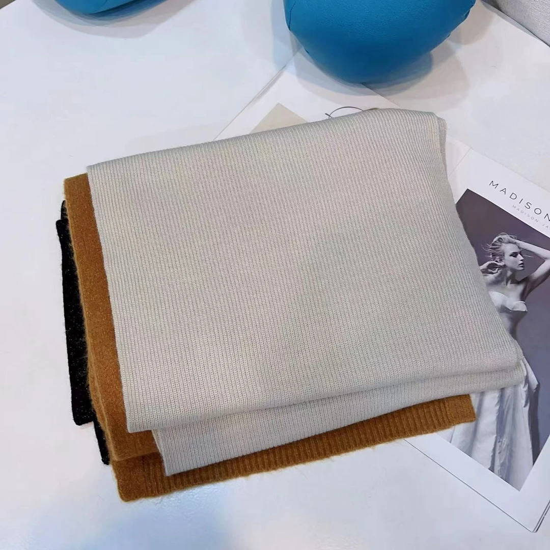 佩佩推荐 冬季围巾针织时尚百搭纯色保暖韩版 D091