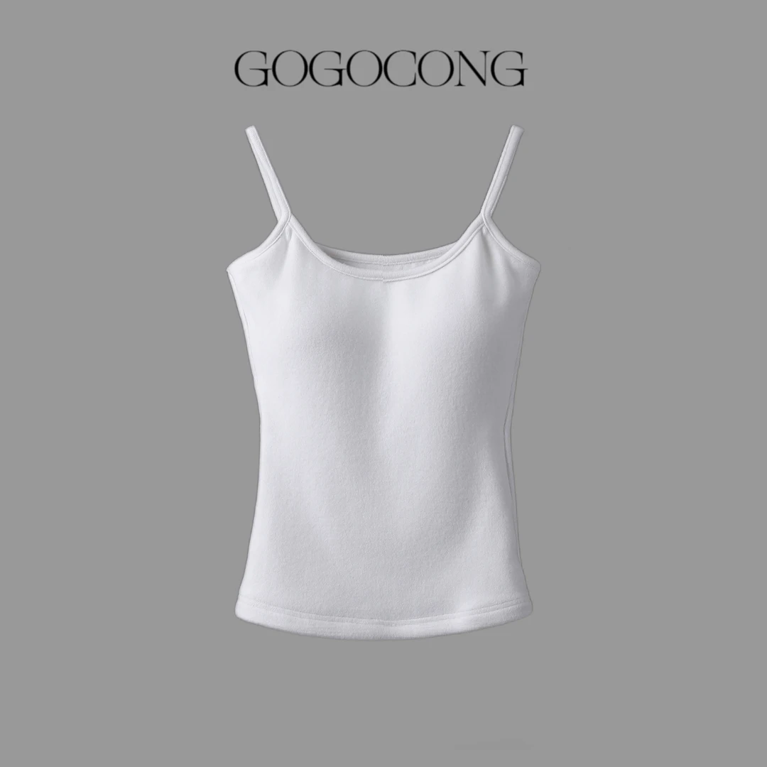 【婉逗公主】【GOGOCONG】设计师胸垫背心小吊带