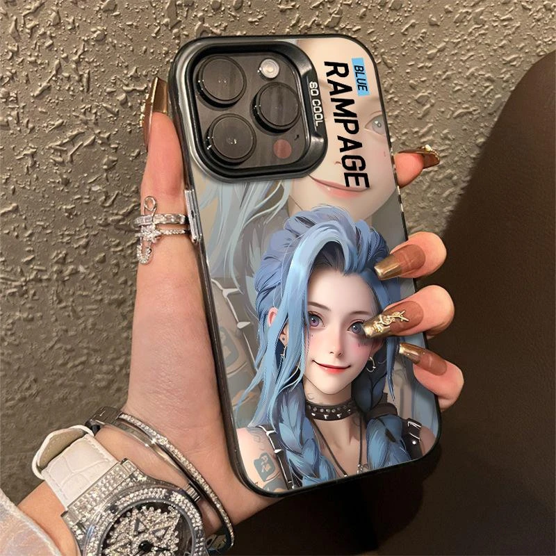 金克斯适用红米k50彩银手机壳新款红米k50Pro全包至尊版防摔电竞